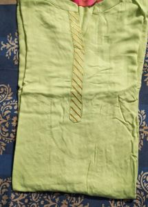 Women Green Elegant Kurti