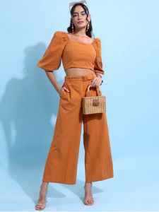 Tokyo Talkies Top Palazzos Co-ord Set