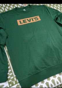 Brand New Tag Levi'ssweatshirt With Cuffs