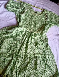 Cotton Sequence Work Tunic Top/Short Jaipuri Kurti