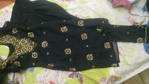 Beautiful Black Party Wear Suit Set