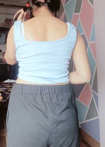 Light Blue Open Cardigan