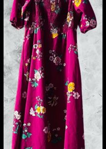 Floral Smocked Maxi Dress