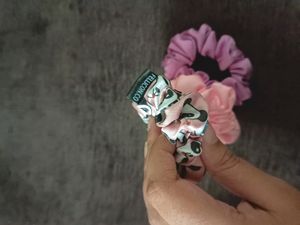 Branded Satin Scrunchies Combo New