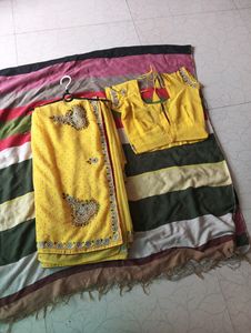Saree Heavy Bilkul New