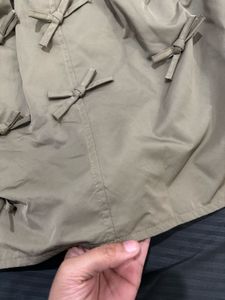 Cute Khaki Mini Skort