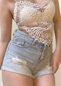 This White Top With Shorts