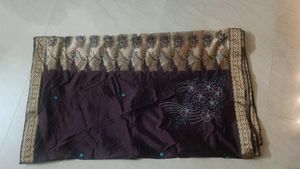 Elegant Saree with Blue Stone &amp; Sequins