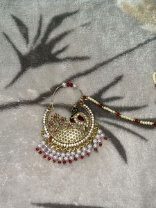 Elegant Peacock Nath