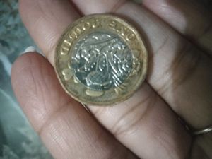 One Pound Coin Or British Currency