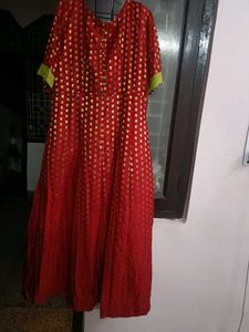 Designer Party Wear Gown With Dupatta In Xl