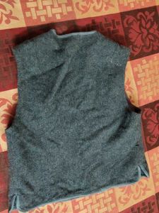 Gray Wool Vest