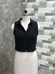 Black Crop Top