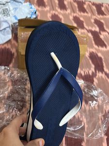 Aadi Women Blue Eva Casual Slippers(blue 6)