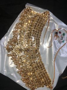 Bridal Set Long And Short Necklace, Earing, Nath, Mang Tika, Side Tika, Rings Totally New Never Used🥰