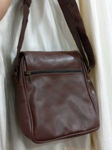 Asian Paints Brown Messenger Bag