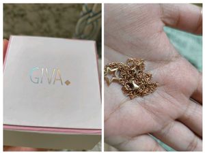 Giva Rose Gold Star Crossed Lovers Necklace