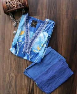 Floral Print Kurta Set