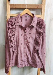 Designer Cotton Shirt Size-38-L