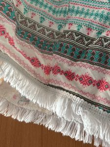 Multi colored beach shorts