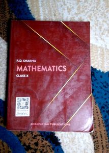 R.D. SHARMA CLASS 10 MATHS - BOOK + MCQ
