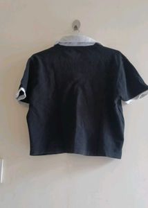 BLACK CROP TOP