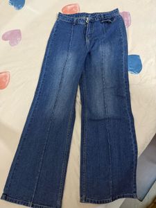 Newme Flare Leg Denim Jeans, wore once