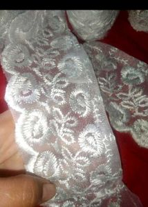 white embroidery Lace 🤍🏵️🍀