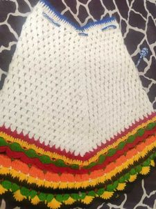 Multicolour Crochet Skirt