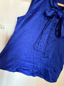 Beautiful Satin Top With Tie