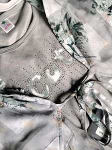 Girls Amazing Dress With Shrug