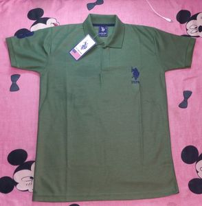 US Polo Assign Tshirt In Metty Fabric Ragular.