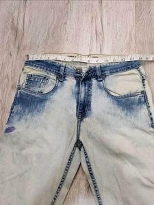 Sc5052 Zudio Distressed Jeans Size 30