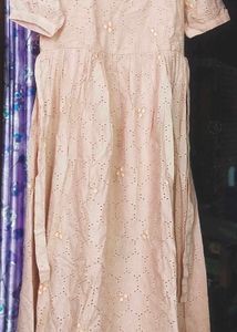 Gorgeous Peachy Frock Kurti🥰
