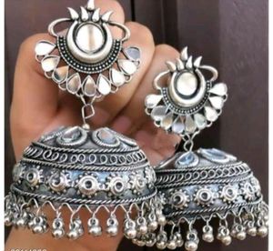 Oxidised Jhumki