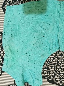 Blue Chikenkari Blouse
