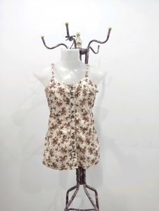 Floral Print Sleeveless