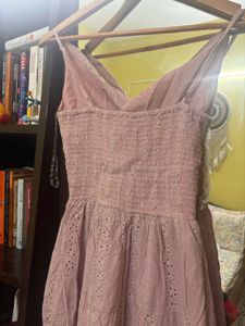 Cute Pink Eyelet Dress