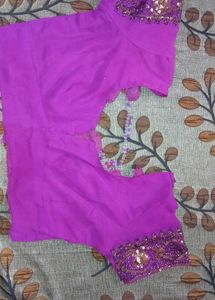 Pink Sequin Blouse