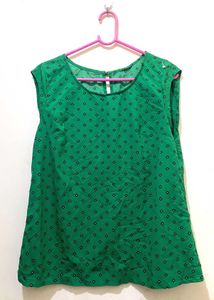 Green Printed Top 34-36