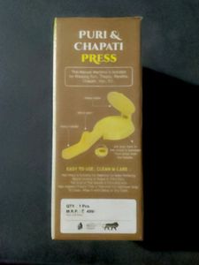 Brand New,Puri &amp; Chapati Press. Never Used.