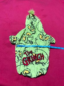 Grinch Dog Hoodie (S)