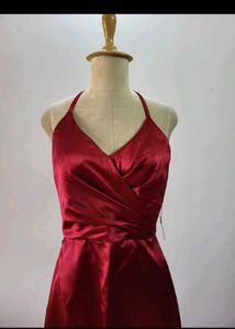Elegant Red ♥️ Satin Gowen