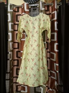 New Pack Of 1 Kurti Lemon Color