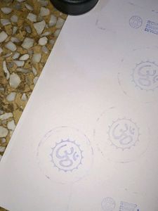 Ink Stamp (Om) Print
