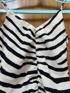 H&amp;M Black Striped Dress