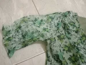 Floral Print Ruffle Mini Dress