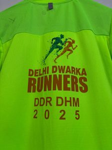Neon Green Delhi Dwarka Runners T-Shirt