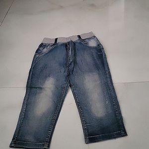 Unisex Denim Capri