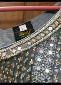 heavy embroidered sharara set